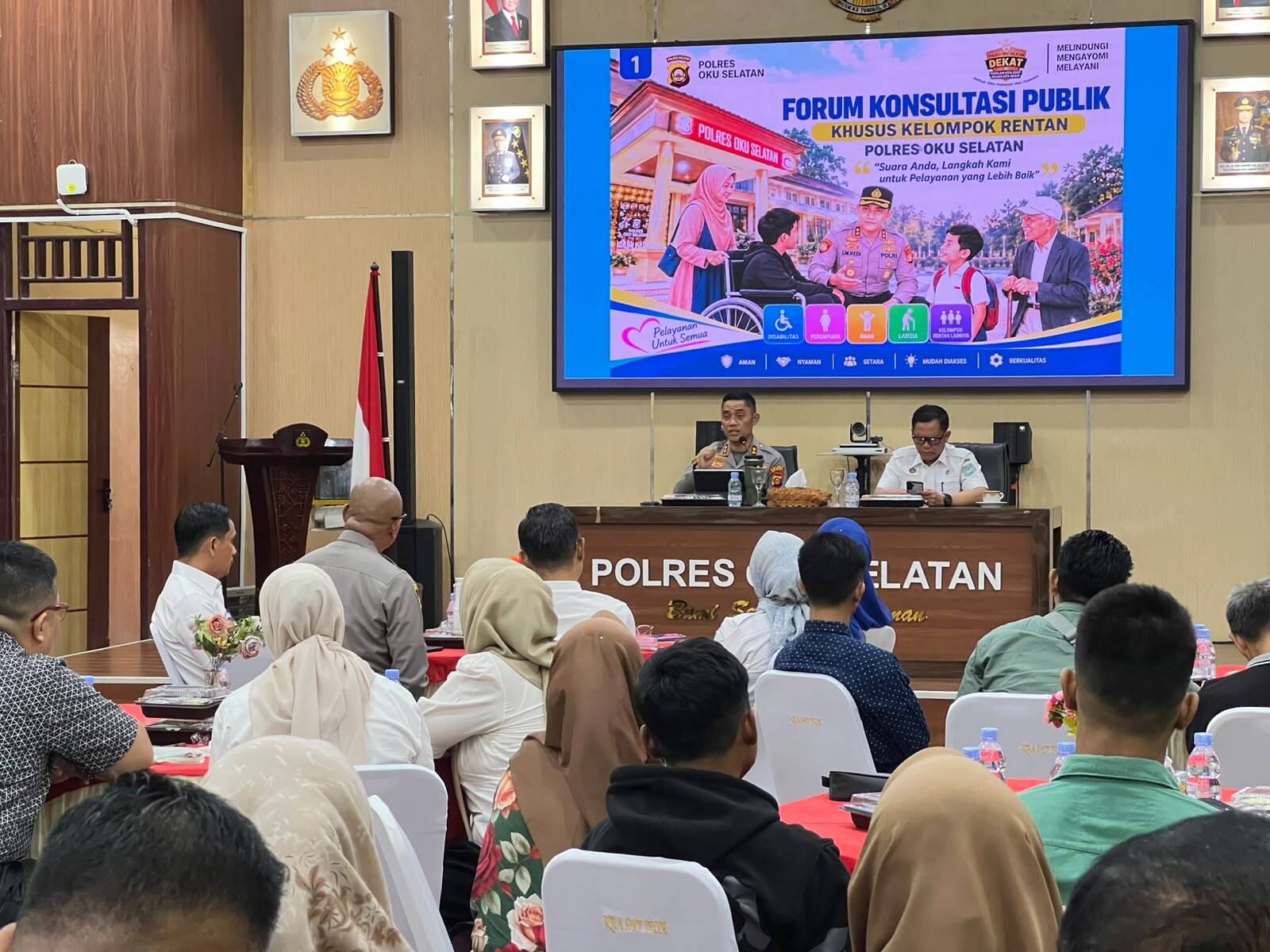 Forum Konsultasi Publik Khusus Kelompok Rentan Polres OKU Selatan